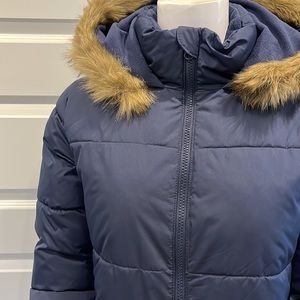 Gap Long Puffer Coat XS NWT